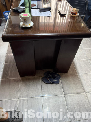 Computer table (100% Shegun Wood) 5ft x 2.5ft